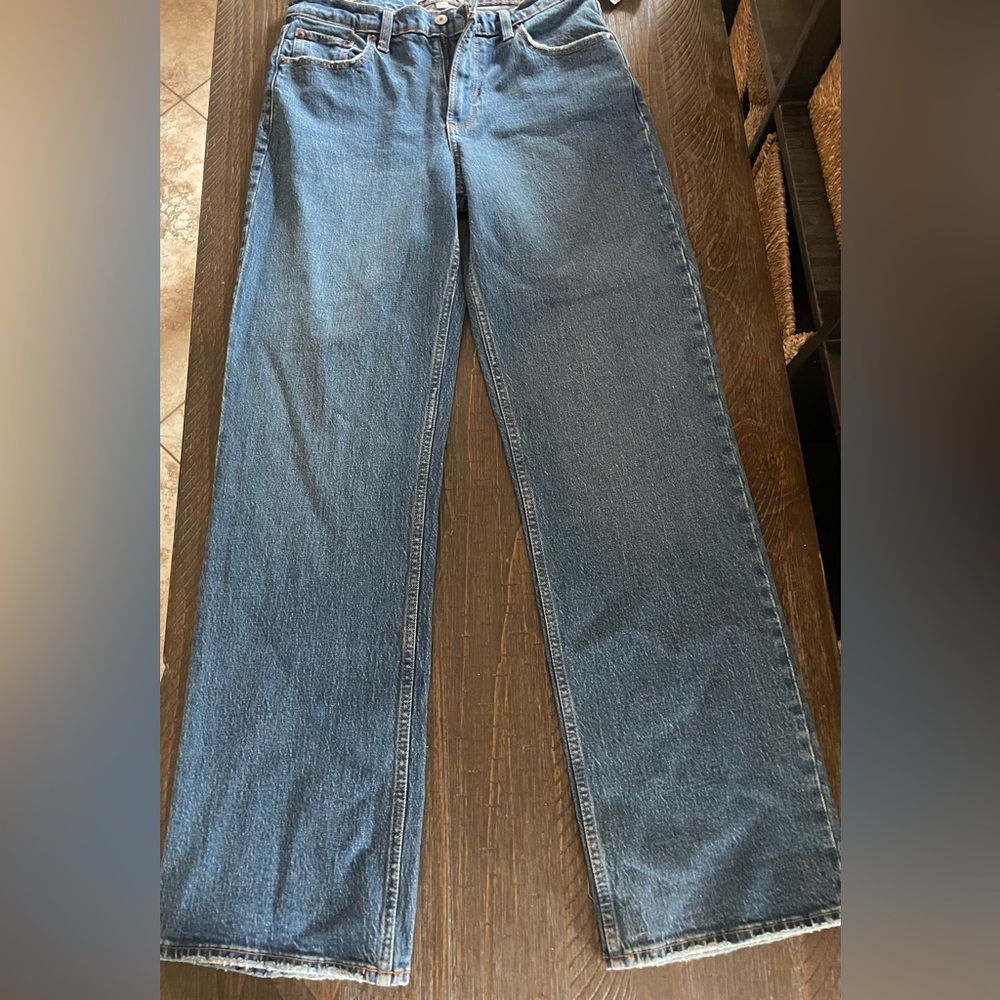 Abercrombie & Fitch Low Rise Blue Jeans